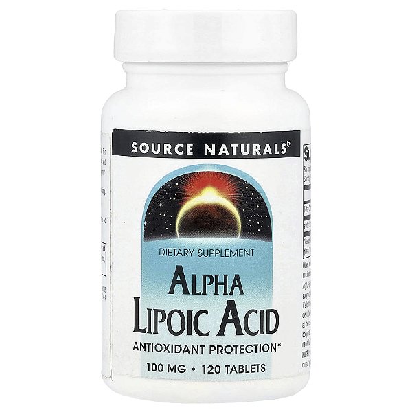 Ácido Alfa-Lipóico 100 mg 120 Comprimidos - Source Naturals