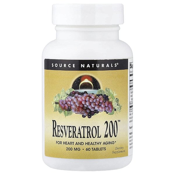 Resveratrol 200 mg 60 Comprimidos - Source Naturals