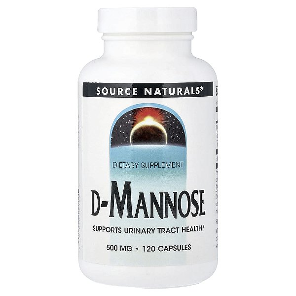 D-Manose 500 mg 120 Cápsulas - Source Naturals