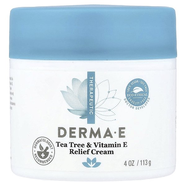 Creme para Alívio de Melaleuca e Vitamina E 113 g - DERMA E