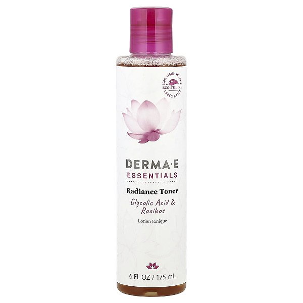 Tônico Iluminador Ácido Glicólico e Rooibos 175 ml - DERMA E