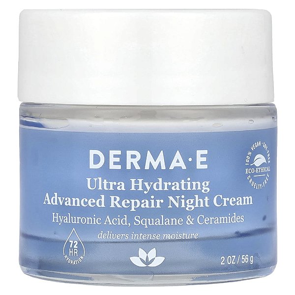 Creme Noturno Ultra-hidratante para Reparo Avançado 56 g - DERMA E