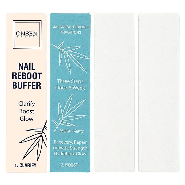 Discos Ecológicos para Unhas Nail Reboot Eco-Pads 4 Unidades - Onsen Secret