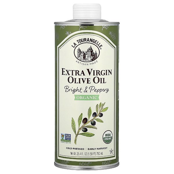 Azeite de Oliva Extravirgem Orgânico Bright & Spicy 750 ml - La Tourangelle