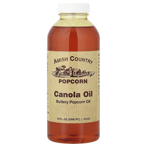 Óleo para Pipoca Sabor Manteiga 472 ml - Amish Country Popcorn