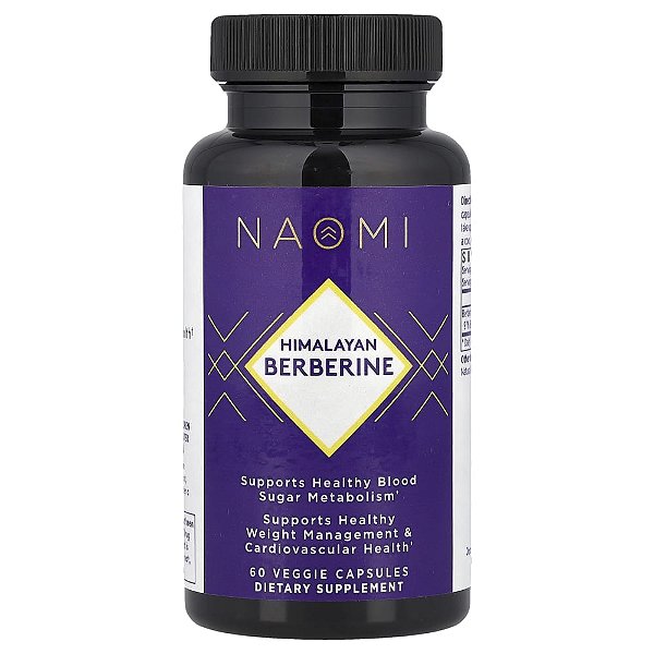 Berberina 500 mg 60 Cápsulas Vegetais - NAOMI