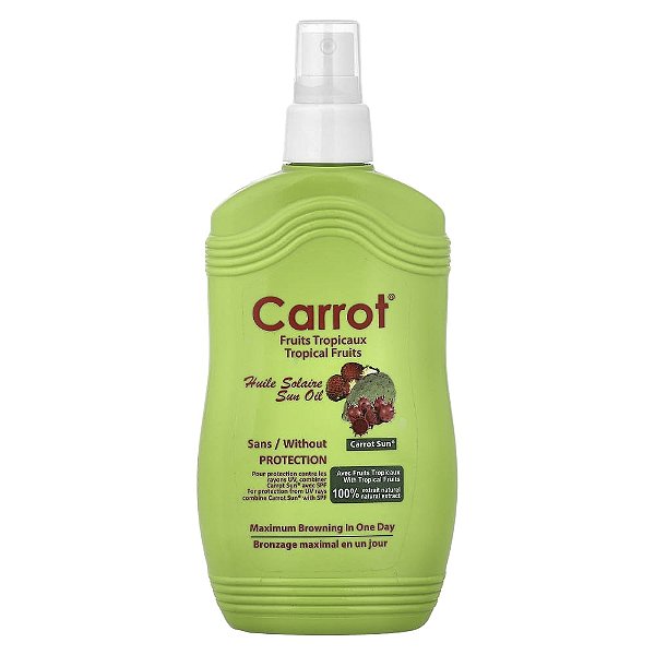 Óleo Acelerador de Bronzeamento Frutas Tropicais 200 ml - Carrot Sun