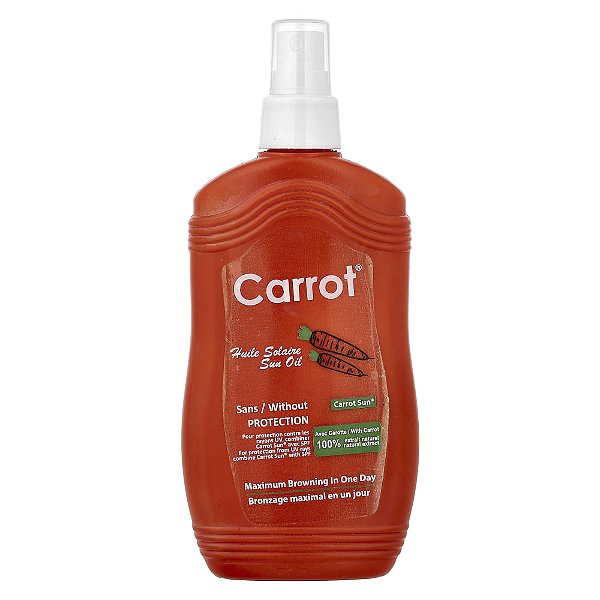 Óleo Acelerador de Bronzeamento Cenoura 200 ml - Carrot Sun