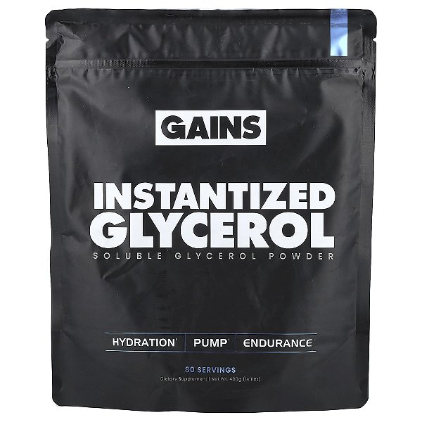 Glicerol Instantâneo Solúvel em Pó 400 g - GAINS
