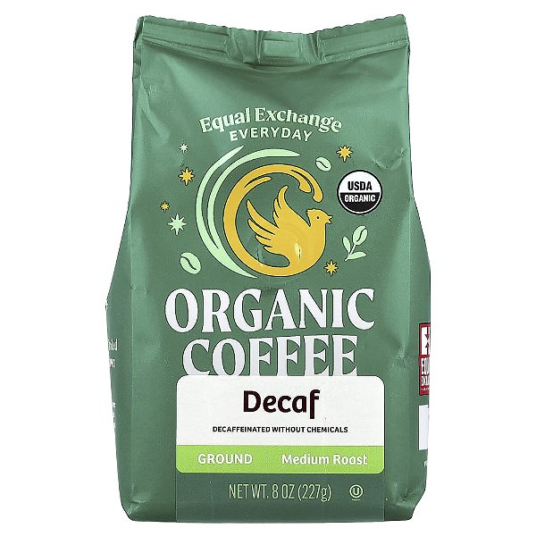 Café Orgânico Moído Torra Média Descafeinado 227 g - Equal Exchange