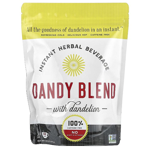 Bebida Herbal Instantânea com Dente-de-Leão Sem Cafeína 200 g - Dandy Blend