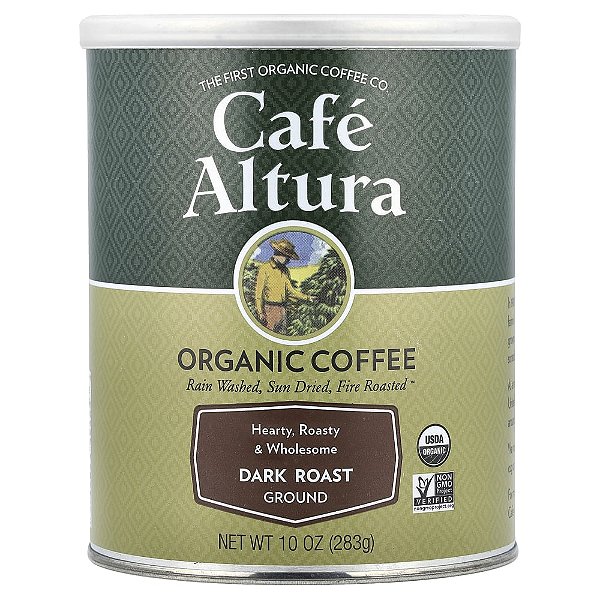 Café Orgânico Moído Torra Escura 283 g - Cafe Altura