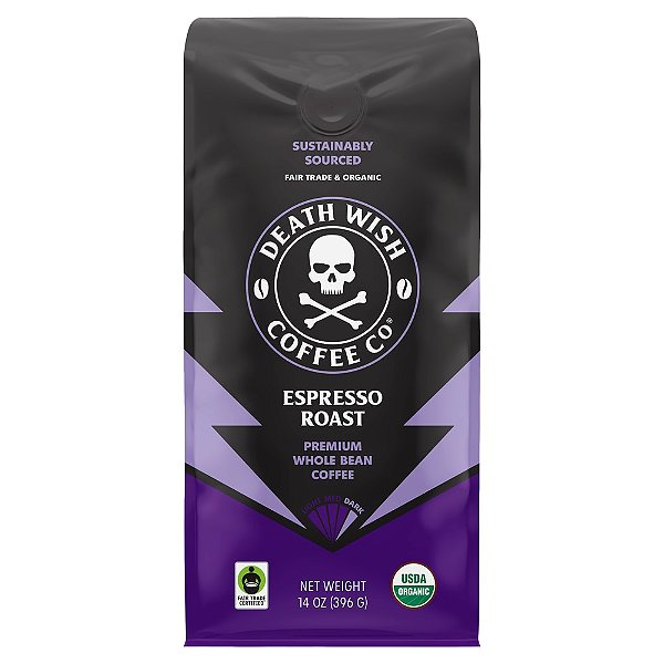 Escuro em Grãos Torra Espresso 396 g - Death Wish Coffee