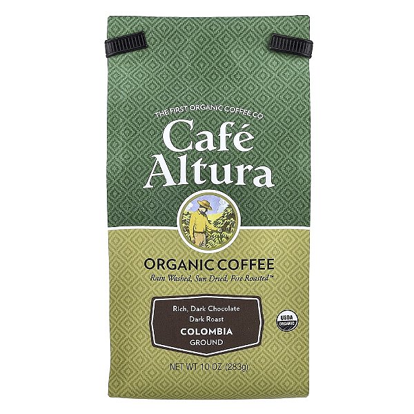 Café Orgânico Colômbia Moído Torrado Escuro 283 g - Cafe Altura