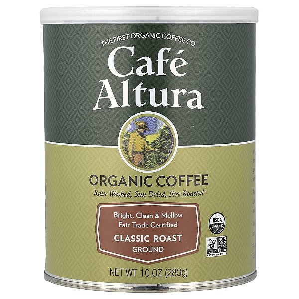 Café Orgânico Moído Torra Clássica 283 g - Cafe Altura