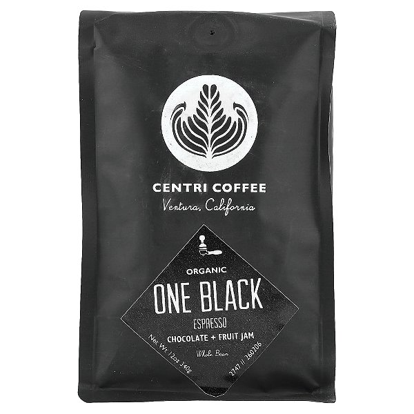 One Black Orgânico Chocolate + Geleia de Frutas em Grãos Espresso 340 g - Centri Coffee