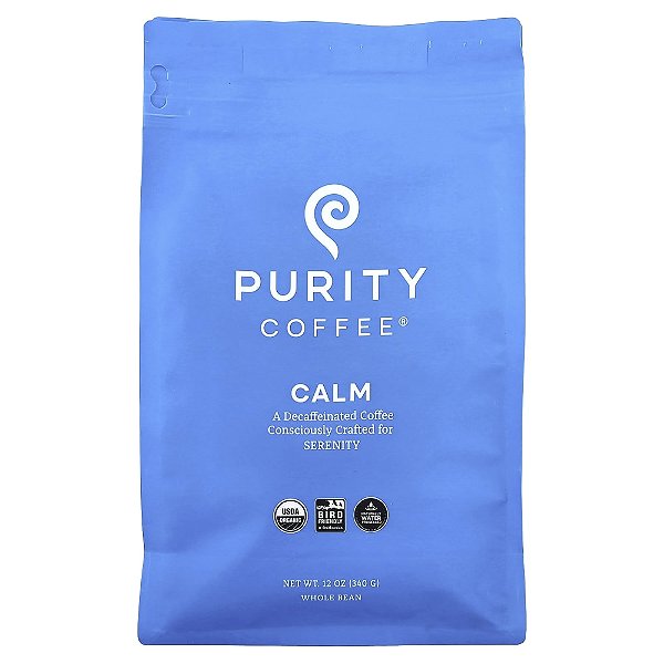 Calm em Grãos Descafeinado 340 g - Purity Coffee