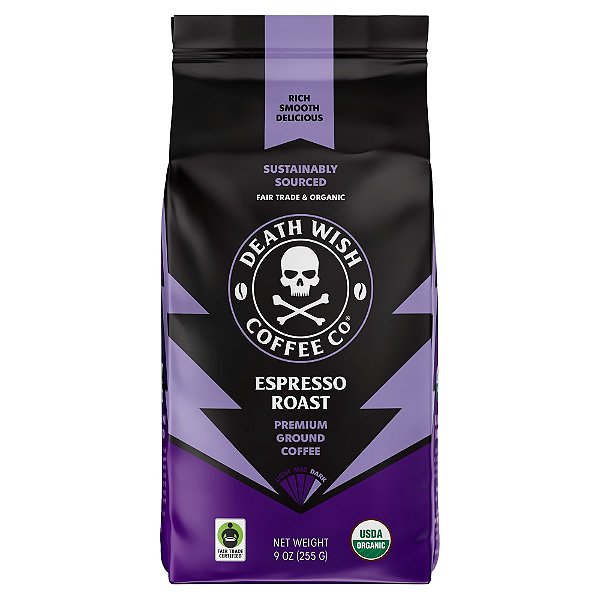 Moído Espresso Torrado 255 g - Death Wish Coffee