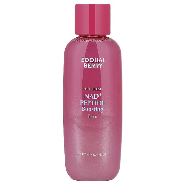 Tônico Facial Booster de Peptídeos NAD+ Lush Blush 150 ml - EQQUALBERRY