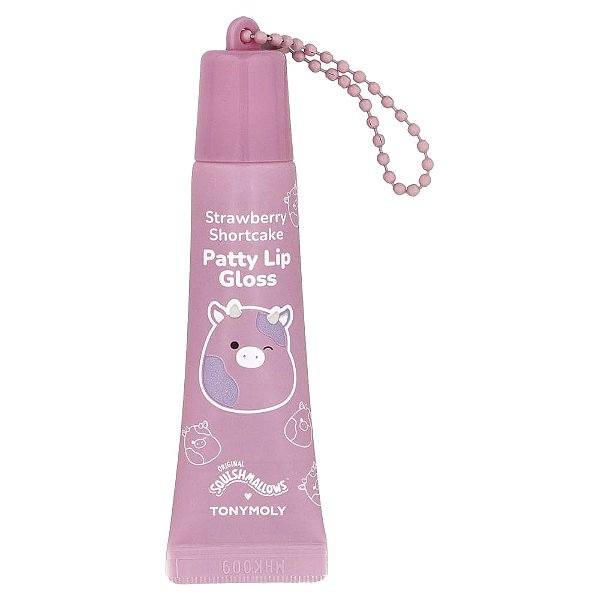 Brilho Labial Squishmallows Patty Sabor Morango 11 g - TonyMoly