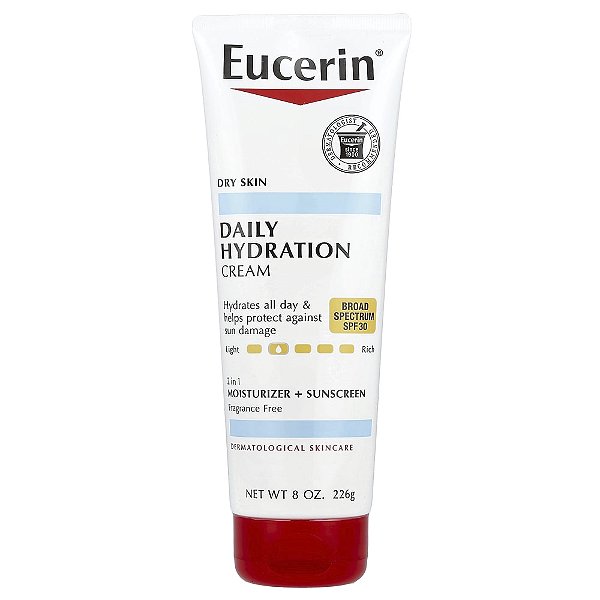 Creme Hidratante Corporal Diário FPS 30 Sem Perfume 226 g - Eucerin