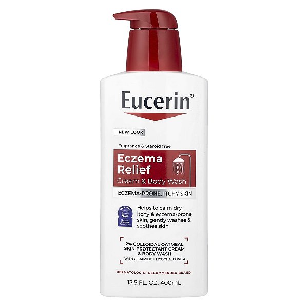 Sabonete Líquido Corporal Eczema Relief Body Wash 400 ml - Eucerin