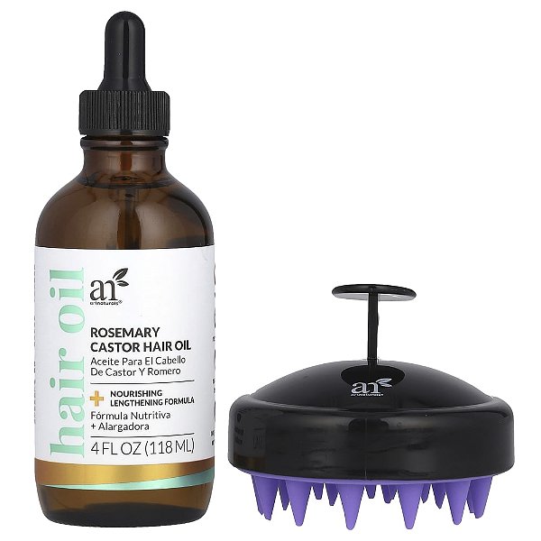 Kit para Crescimento Capilar Óleo de Alecrim e Rícino 2 Unidades - Artnaturals
