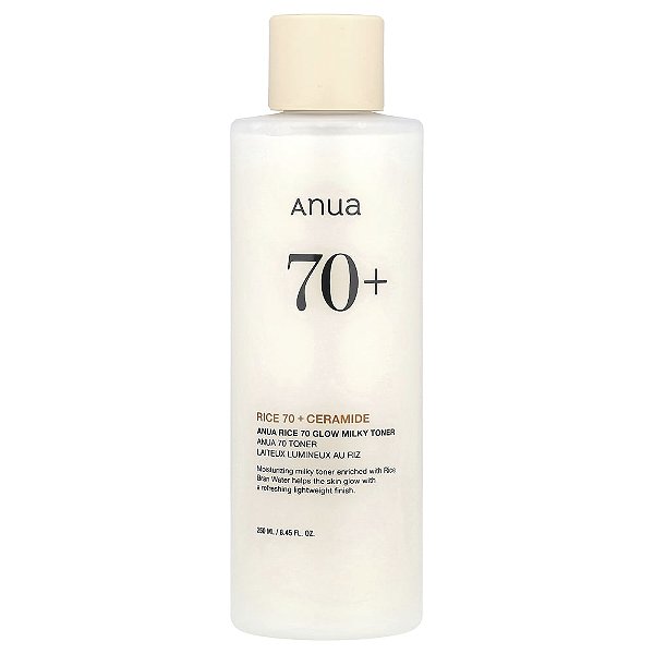 Tônico Facial Leitoso de Arroz Rice 70 Glow Toner 250 ml - Anua
