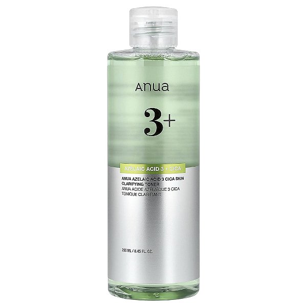 Tônico Facial Clareador Ácido Azelaico 3 Cica 250 ml - Anua