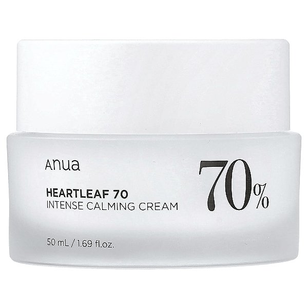 Creme Facial Calmante Intenso Heartleaf 70 50 ml - Anua