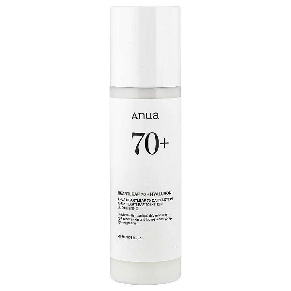 Loção Facial Hidratante Diária Heartleaf 70 200 ml - Anua