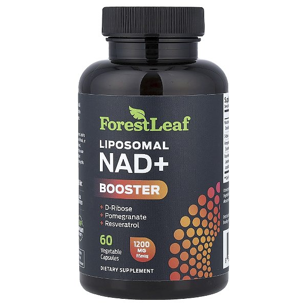 Suplemento de NAD+ Lipossomal para Longevidade 60 Cápsulas Vegetais - Forest Leaf