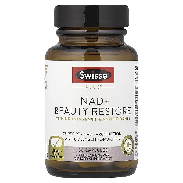 Suplemento NAD+ Beauty Restore para Renovação da Pele 30 Cápsulas - Swisse