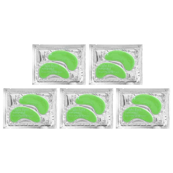 Máscara para Olhos de Hidrogel Bright Eyes 5 Unidades - 100% Pure