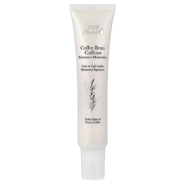 Creme Hidratante Restaurador com Cafeína e Grãos de Café 40 ml - 100% Pure