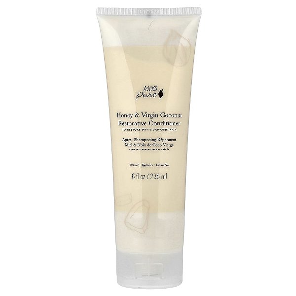 Condicionador Restaurador Mel e Coco Virgem 236 ml - 100% Pure