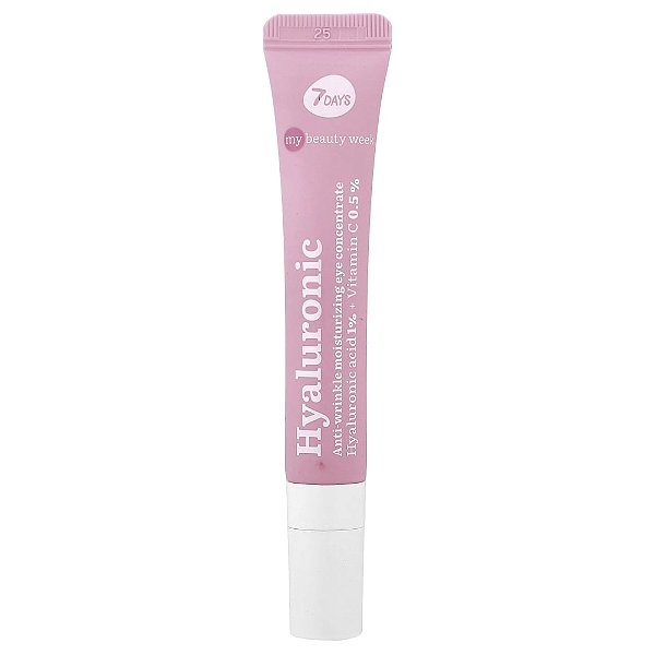 Creme para Olhos Antirrugas Hyaluronic Dupla Ação 18 ml - 7 Days Beauty
