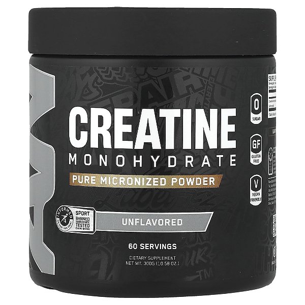 Creatina Monohidratada Micronizada Sem Sabor 300 g - ABE