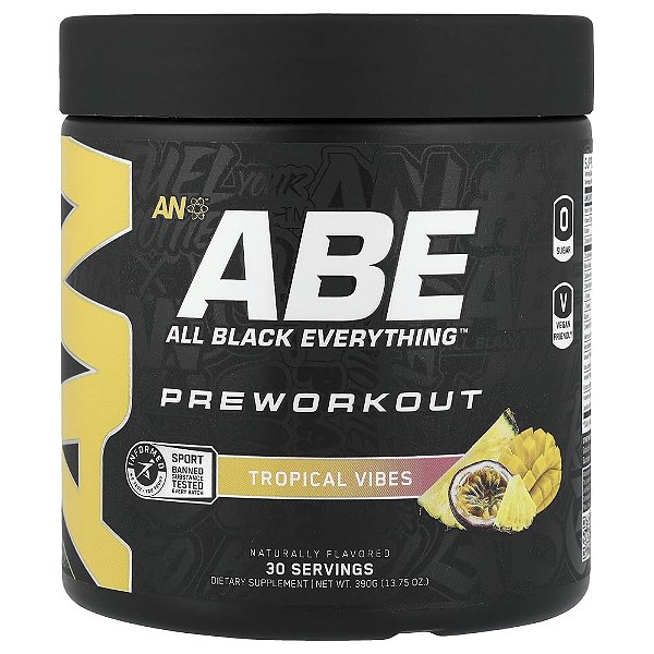 Pré-Treino Ultimate Pre-Workout Sabor Tropical Vibes 390 g - ABE