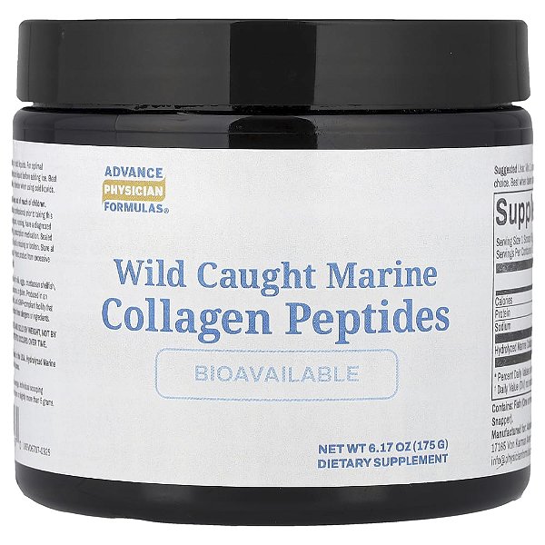 Peptídeos de Colágeno Marinho de Pesca Selvagem em Pó 175 g - Advance Physician Formulas