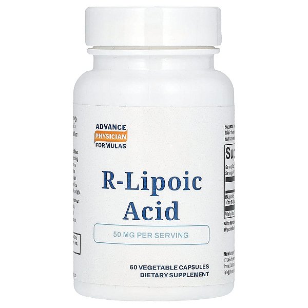 Suplemento Ácido R-Alfa-Lipóico 50 mg 60 Cápsulas - Advance Physician Formulas