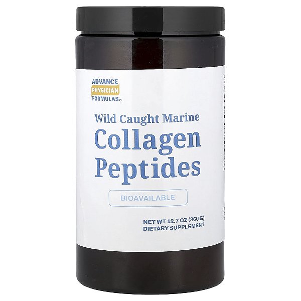 Peptídeos de Colágeno Marinho de Pesca Selvagem em Pó 360 g - Advance Physician Formulas