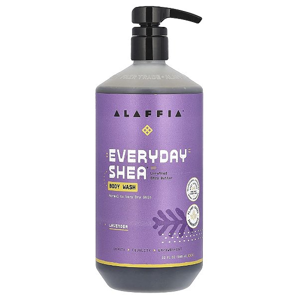 Sabonete Líquido Corporal Everyday Shea Lavanda 946 ml - Alaffia