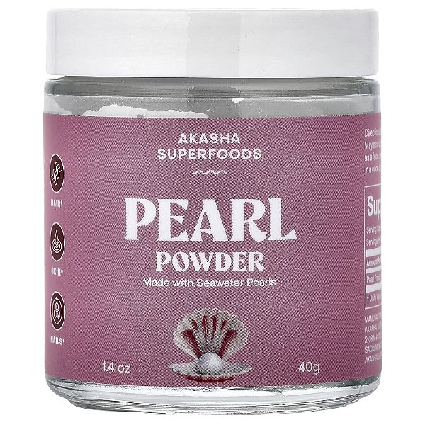 Suplemento de Pó de Pérola Pearl Powder 40 g - Akasha Superfoods