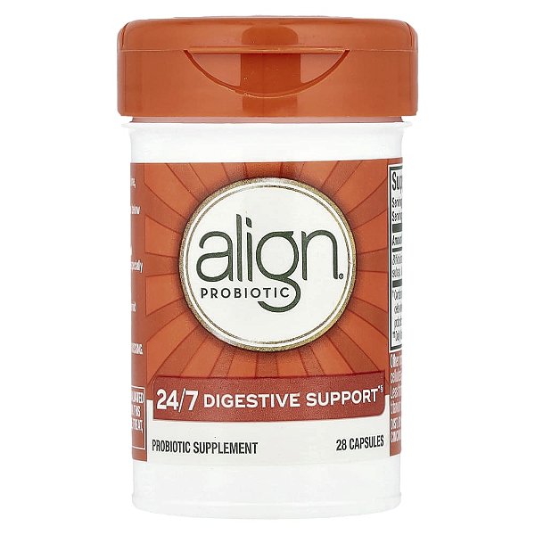 Probiótico de Auxílio Digestivo 24 Horas 28 Cápsulas - Align Probiotics