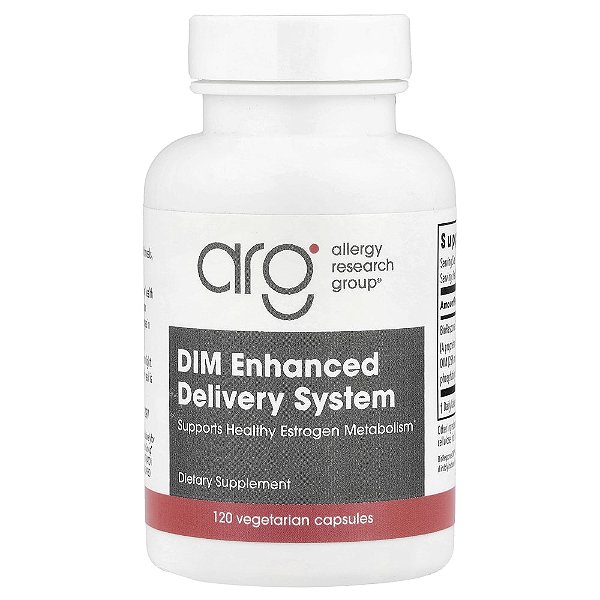 Suplemento de Di-Indolilmetano DIM 120 Cápsulas Vegetarianas - Allergy Research Group