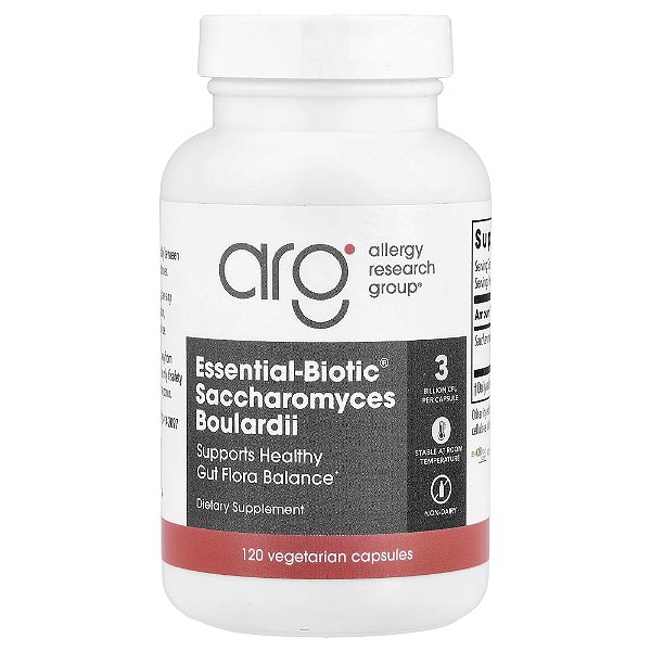 Probiótico Essential-Biotic Saccharomyces Boulardii 150 mg 120 Cápsulas Vegetarianas - Allergy Research Group