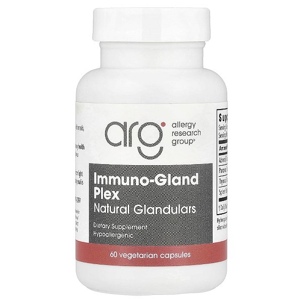 Suplemento Glandular Immuno-Gland Plex 60 Cápsulas Vegetarianas - Allergy Research Group