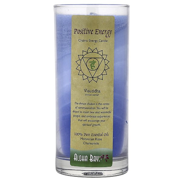 Vela Aromática de Cera de Palma Chakra Positive Energy 312 g - Aloha Bay