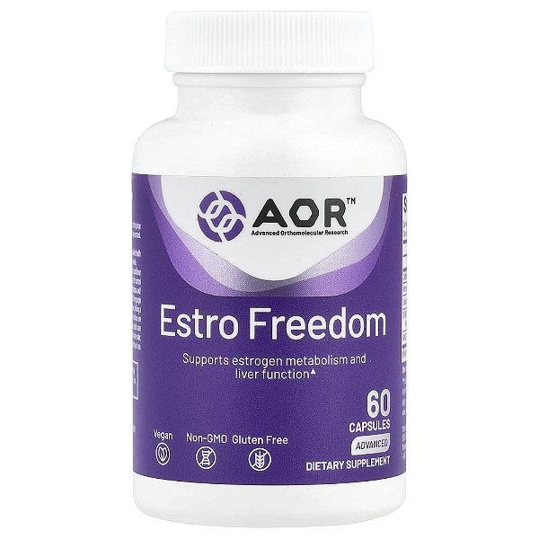 Suplemento para Equilíbrio Hormonal Estro Adapt 60 Cápsulas - Advanced Orthomolecular Research AOR
